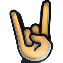 Rock-Hand-Licht mit RGB-LED – Rock-Hand Nachtlicht