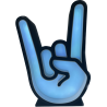 Rock-Hand-Licht mit RGB-LED