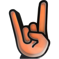 Rock-Hand-Licht mit RGB-LED