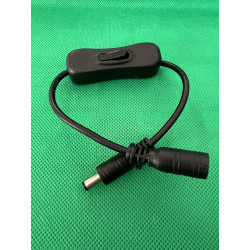 Inline-Schalter für 5,5x2,1 mm Anschlusskabel