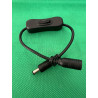 Inline-Schalter für 5,5x2,1 mm Anschlusskabel