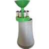AKW Kühlturm Batteriehalter für 8 AA-Batterien mit Innenfach