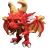 Farbiger Drache (beweglich) – Fantasy-Deko