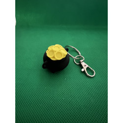 Schlüsselanhänger Goldtopf | 3D-gedruckt