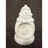Schneemann-Lampe mit Winterlandschaft LED-Deko