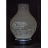 Elefantenlampe in Vasenform als dekorative Designlampe