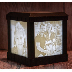 Litholampe für 4 Bilder mit LED online kaufen