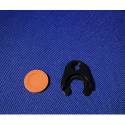 Einkaufswagenchip mit Schlüsselbundhalter – optimiert