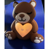 Bär mit Herz – 3D Geschenkidee