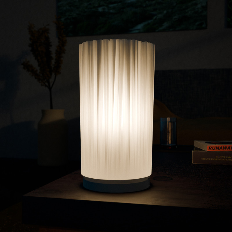 Dekorative RGB-LED-Lampe „Koralle“ in weißem Licht