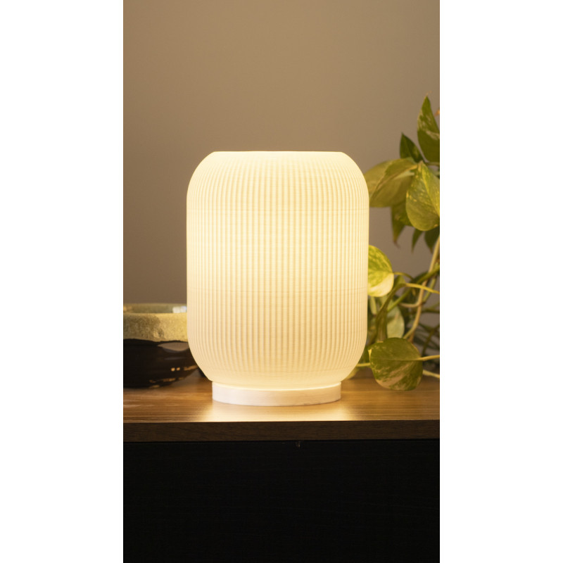 Weiße RGB-Dekolampe Lampe Weisheit mit weichem Licht