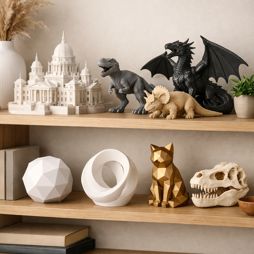 3D-Dekofiguren kaufen: Motive, Material, Größe und Standort richtig wählen