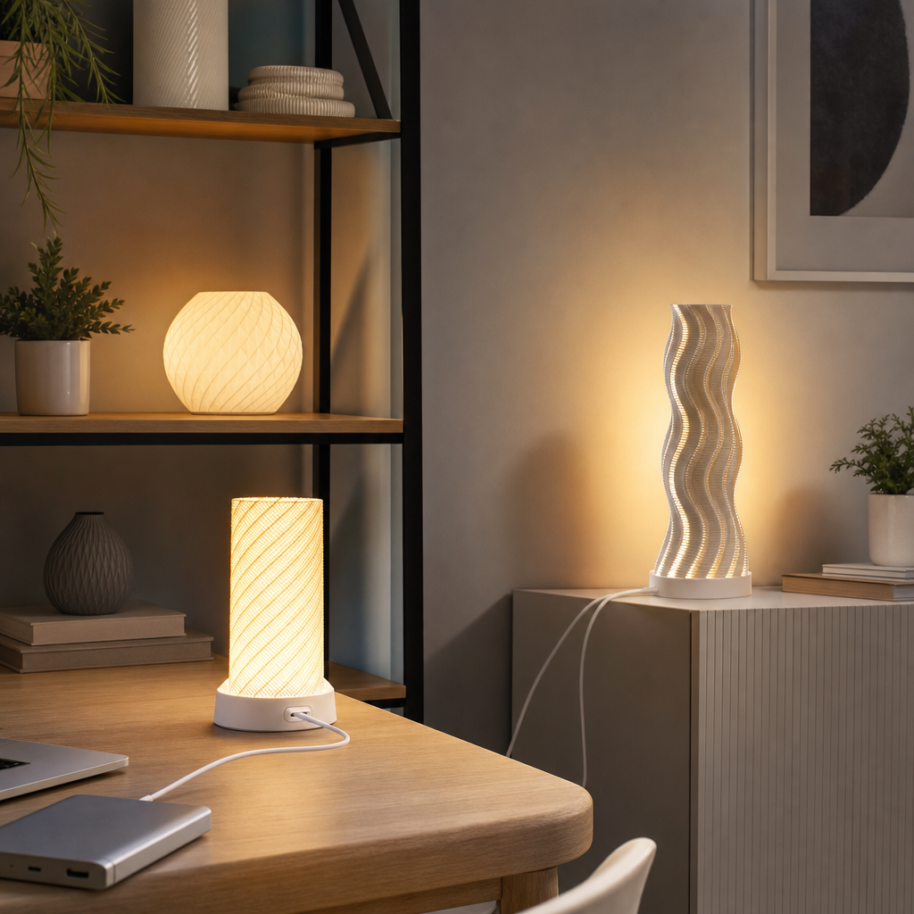 3D-Lampen mit USB, Batterie oder Netzteil richtig wählen: Stromversorgung, Platzierung und Alltagstauglichkeit verständlich erklärt