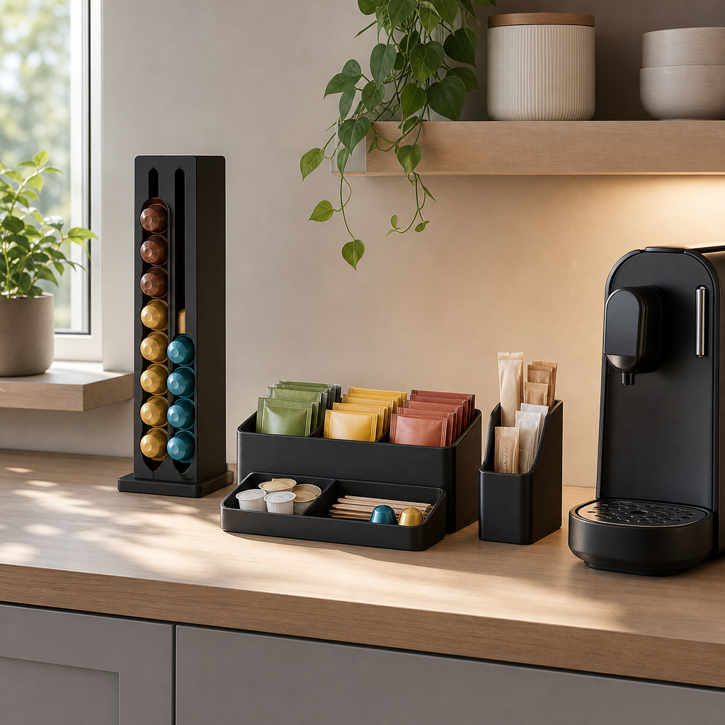 Tisch-Organizer für Kaffeestation