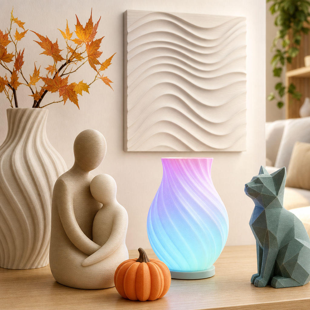3D-gedruckte Wohnaccessoires: So findest du Deko, Licht und Geschenkideen, die wirklich zu deinem Zuhause passen